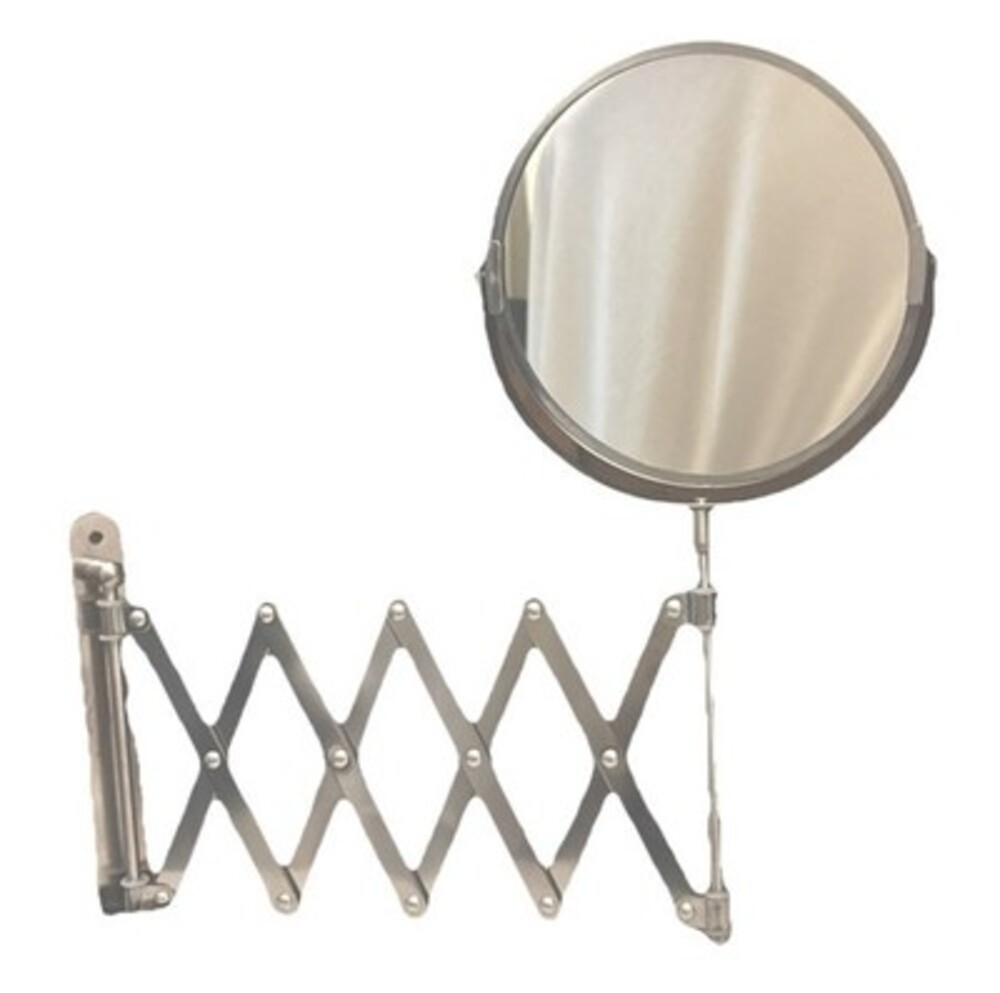 IKEA FRACK MIRROR: MAGNIFYING--MAKEUP--SHAVING--EXTENDABLE WALL-MOUNT 20325 NEW